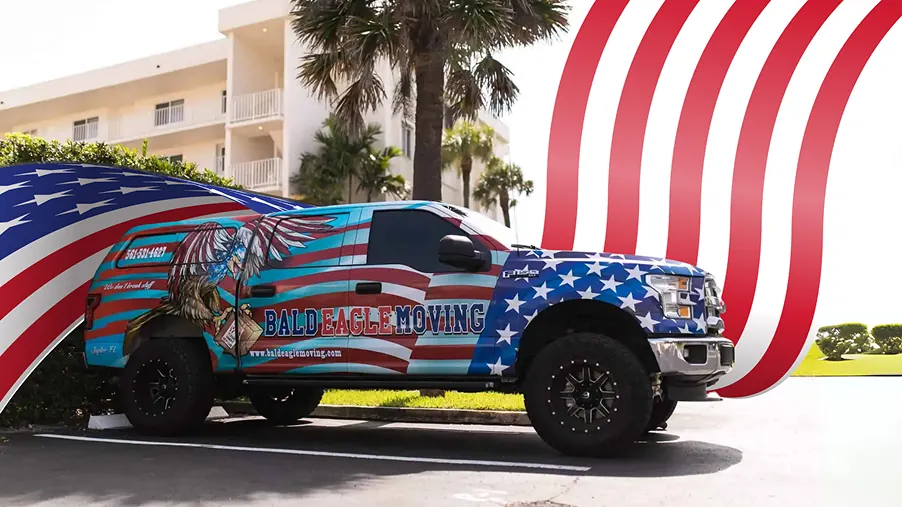 Bald Eagle Moving truck during a Florida move